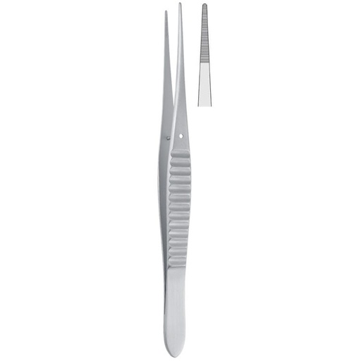 [BD.400.150] Forceps dissecting Gillies serrated 150mm