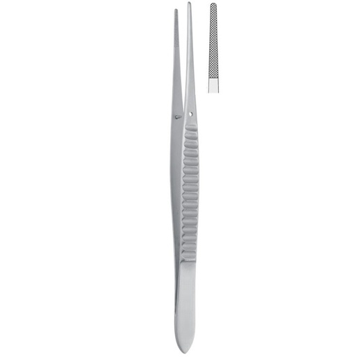 [BD.416.200] Forceps dissecting Waugh serrated 200mm
