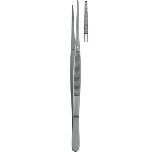[BD.424.250] Forceps dissecting Potts-Smith serrated straight 250mm