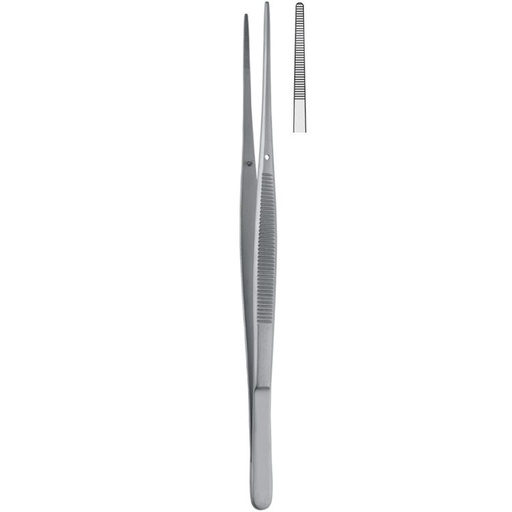 [BD.430.170] Forceps dissecting Taylor serrated straight 170mm
