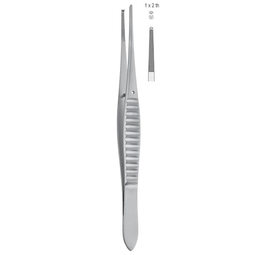 [BD.650.150] Forceps tissue Gillies 1x2th 150mm