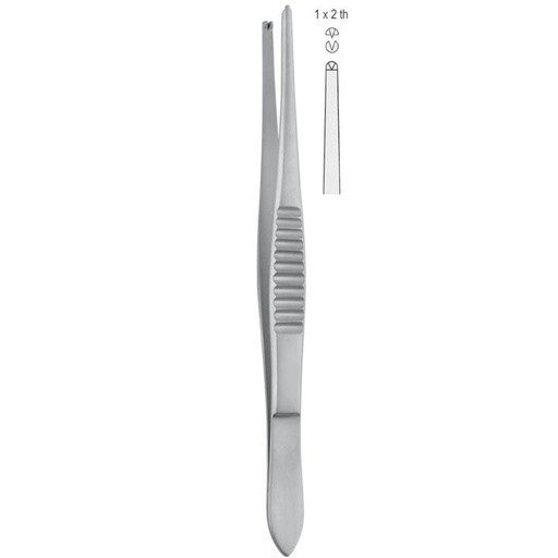 [BD.780.145] Forceps tissue Falcon-Standard (USA-Pattern) 1x2th 145mm