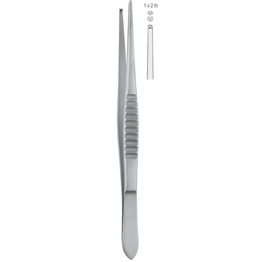[BD.784.145] Forceps tissue Falcon-Fine (USA-Pattern) 1x2th 145mm