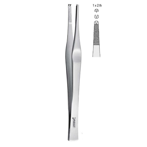 [BD.800.140] Forceps tissue Lane 1x2th 140mm