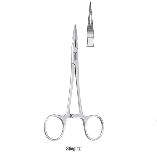 [BD.992.140] Forceps splinter Stieglitz straight 140mm