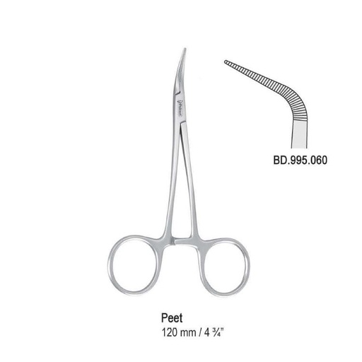 [BD.995.060] Splinter forceps Peet 120mm