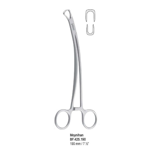 [BF.425.190] Forceps towel Moynihan 190mm