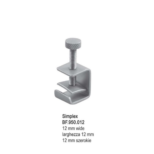 [BF.950.012] Clamp tubing Simplex 12mm wide