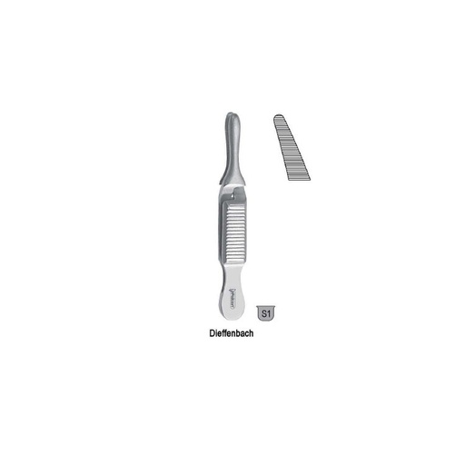 [BH.023.060] Clip artery (Bulldog) Dieffenback heavy model x-action curved 60mm