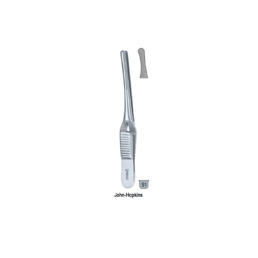 [BH.029.050] Clip artery (Bulldog) John-Hopkins x-action curved 50mm