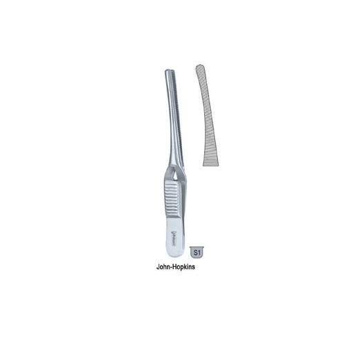 [BH.029.075] Clip artery (Bulldog) John-Hopkins x-action curved 75mm
