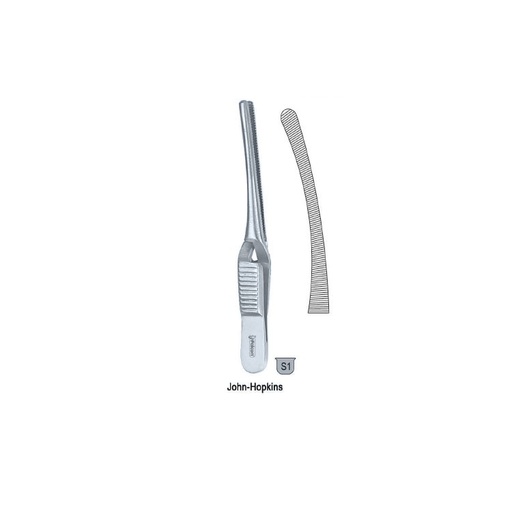 [BH.029.090] Clip artery (Bulldog) John-Hopkins x-action curved 90mm