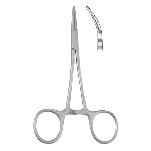 [BH.225.145] Forceps artery Halsted Mosquito curved 145mm
