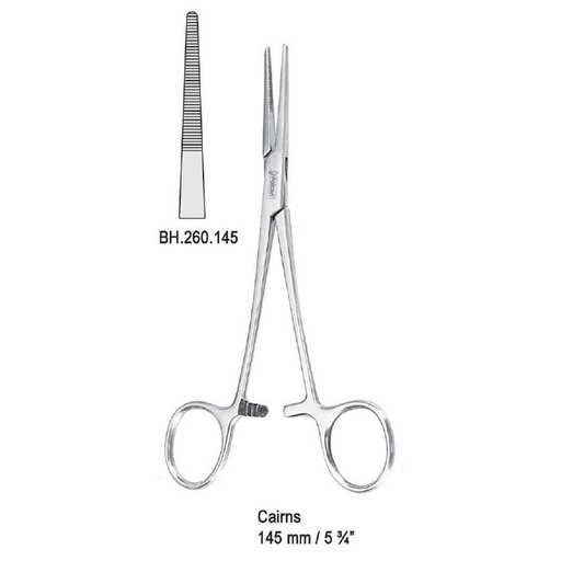 [BH.260.145] Forceps artery Cairns straight 145mm
