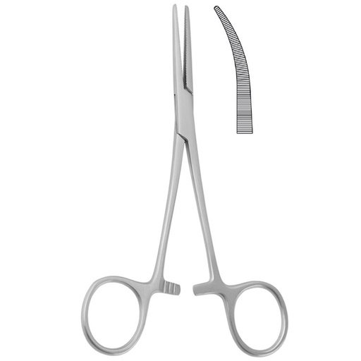 [BH.271.145] Forceps artery Crile curved 145mm