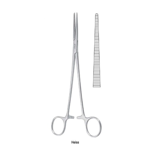 [BH.350.010] Forceps artery Heiss straight 210mm
