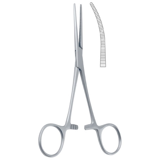 [BH.477.165] Forceps artery Pean-Delicate curved 165mm