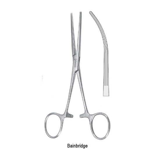 [BH.577.180] Forceps artery Bainbridge curved 180mm