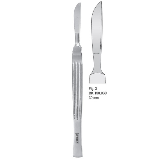 [BK.150.030] Scalpel stainless steel 30mm blade fig. 3