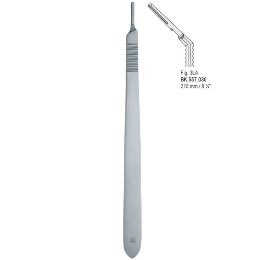 [BK.557.030] Scalpel handle angled fig. 3LA 