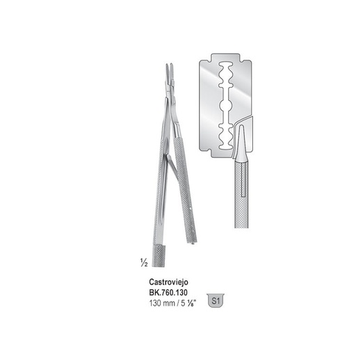 [BK.760.130] Blade breaker / holder Castroviejo 130mm