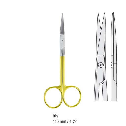 [BL.100.115] Falcon-Cut Scissors left handed Iris straight 115mm 