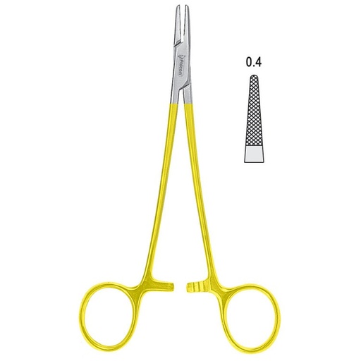 [BL.370.150] Falcon-Grip Needle holder left handed Crile-Wood 150mm TC