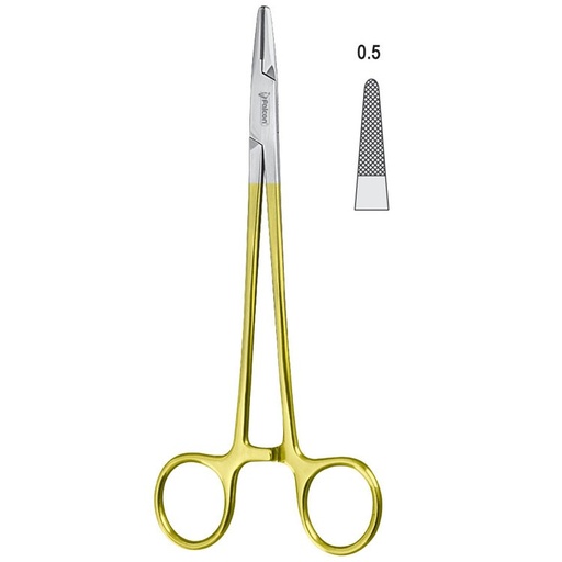 [BL.396.160] Falcon-Grip Needle holder left handed Mayo-Hegar 160mm TC