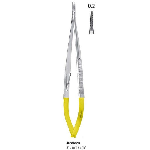 [BN.158.210] Falcon-Grip Needle holder Jacobson 210mm TC 