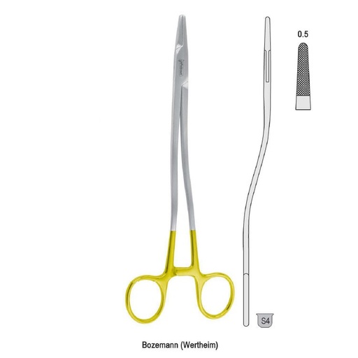 [BN.313.260] Falcon-Grip Needle holder Bozemann (Wertheim) S-Shape 260mm TC