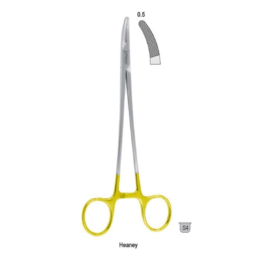 [BN.321.200] Falcon-Grip Needle holder Heaney curved 200mm TC