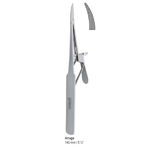 [BN.473.140] Needle holder Arruga curved 140mm