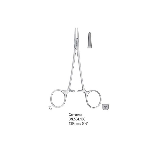 [BN.504.130] Needle holder Converse long serrated 130mm 
