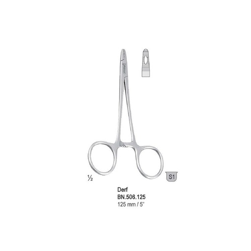 [BN.506.125] Needle holder Derf 125mm