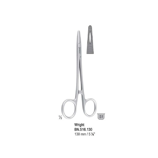 [BN.516.130] Needle holder Wright 130mm