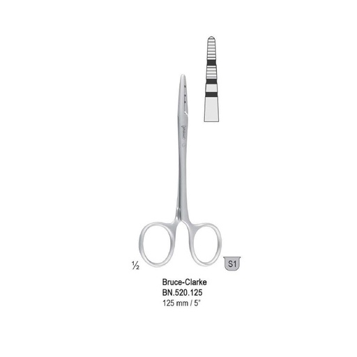 [BN.520.125] Needle holder Bruce-Clarke 125mm