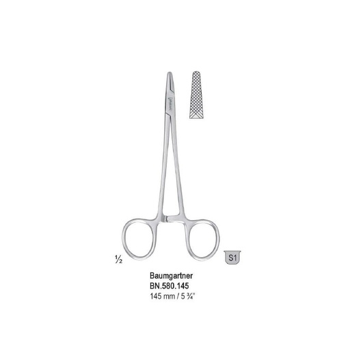 [BN.580.145] Needle holder Baumgartner 145mm