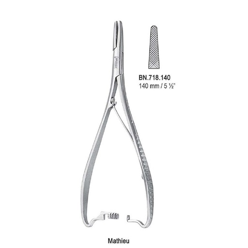 [BN.718.140] Needle holder Mathieu Reverse 140mm 