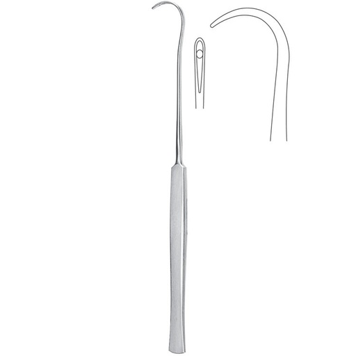 [BN.773.190] Needle ligature Cooper curved laterally 190mm