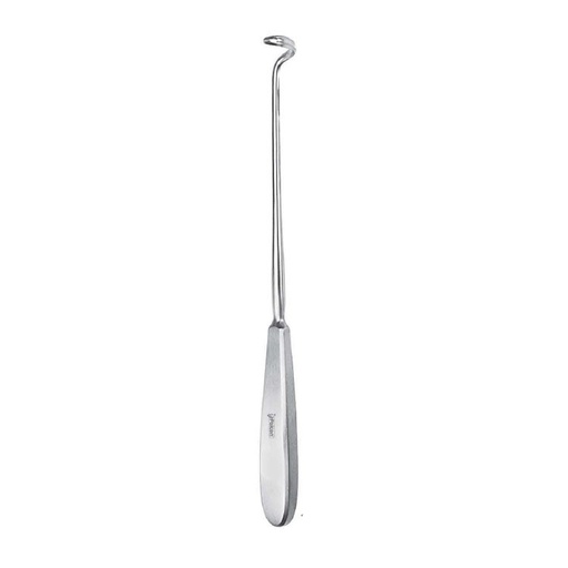 [BN.780.020] Needle ligature Deschamps blunt curved to right 200mm