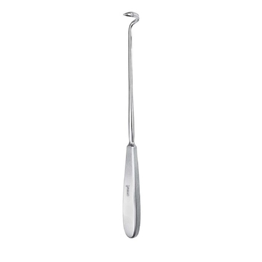 [BN.790.020] Needle ligature Deschamps sharp curved to right 200mm