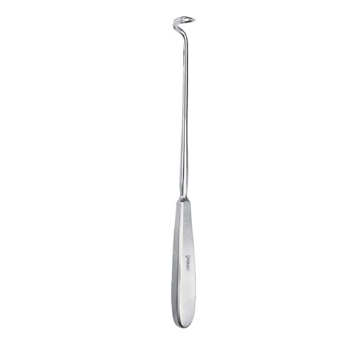 [BN.791.010] Needle ligature Deschamps sharp curved to left 200mm