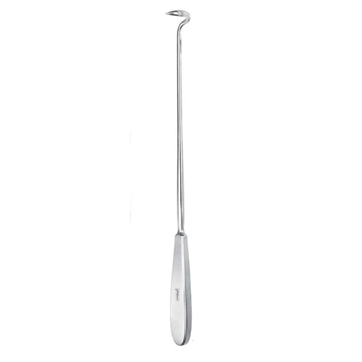 [BN.794.020] Needle ligature Deschamps sharp curved to right 270mm