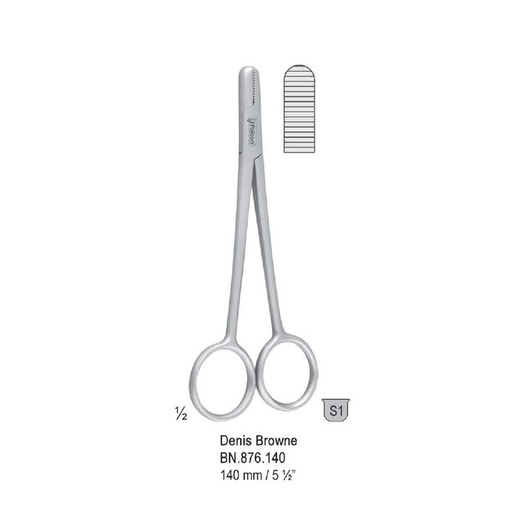 [BN.876.140] Forceps collar crushing Denis Browne 140mm