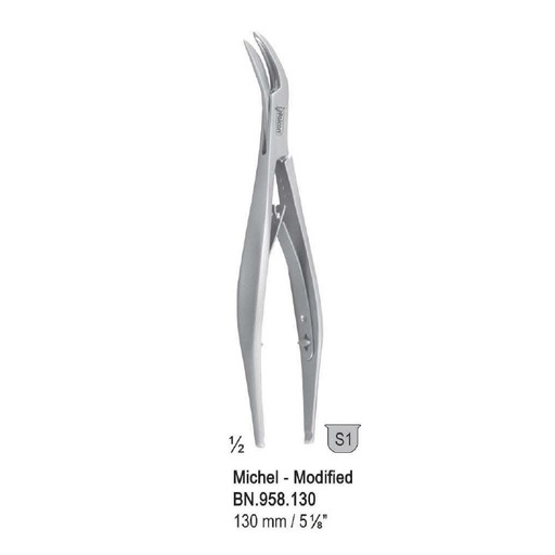 [BN.958.130] Forceps suture clip appyling and removing Michel-Modified 130mm