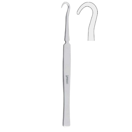 [BQ.140.010] Retractor English Pattern 1-prong blunt 160mm