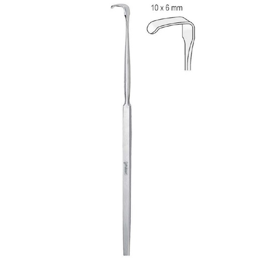 [BQ.200.010] Retractor Senn-Green 10x6mm, 150mm