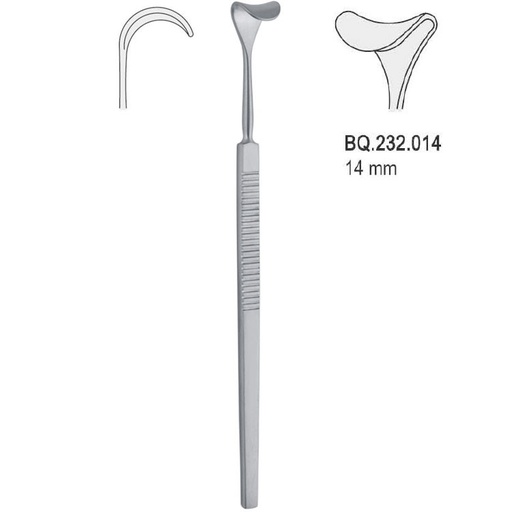 [BQ.232.014] Retractor Desmarres 14mm, 160mm 