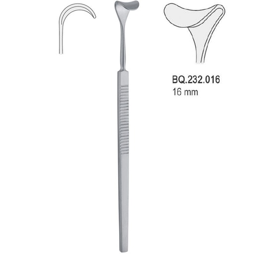 [BQ.232.016] Retractor Desmarres 16mm, 160mm 