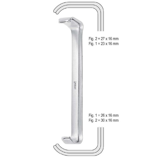 [BQ.250.150] Retractor Farabeuf DE 150mm (Pair)
